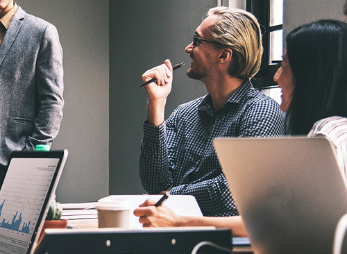 Group diverse people having business meeting